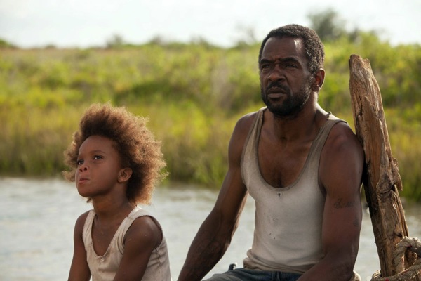 Quvezhane Wallis and Dwight Henry in Beasts of the Southern Wild