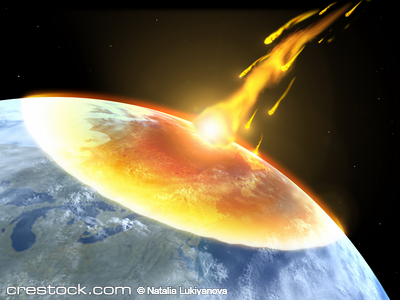 Global accident - collision of an asteroid wit...
